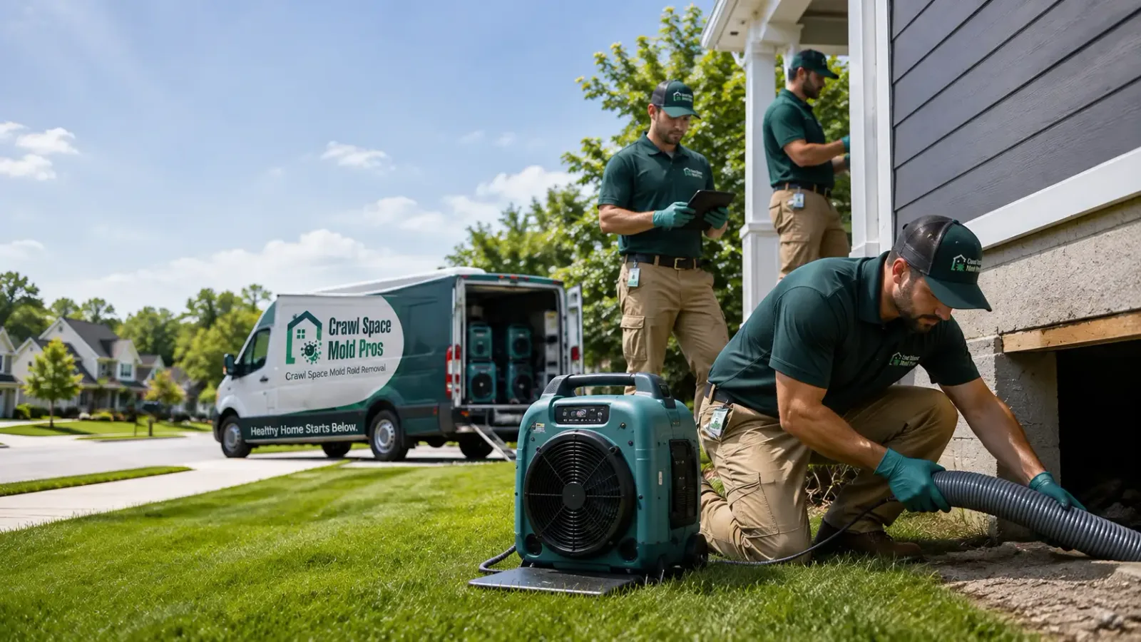 Crawl Space Mold Removal in Grand Island, FL